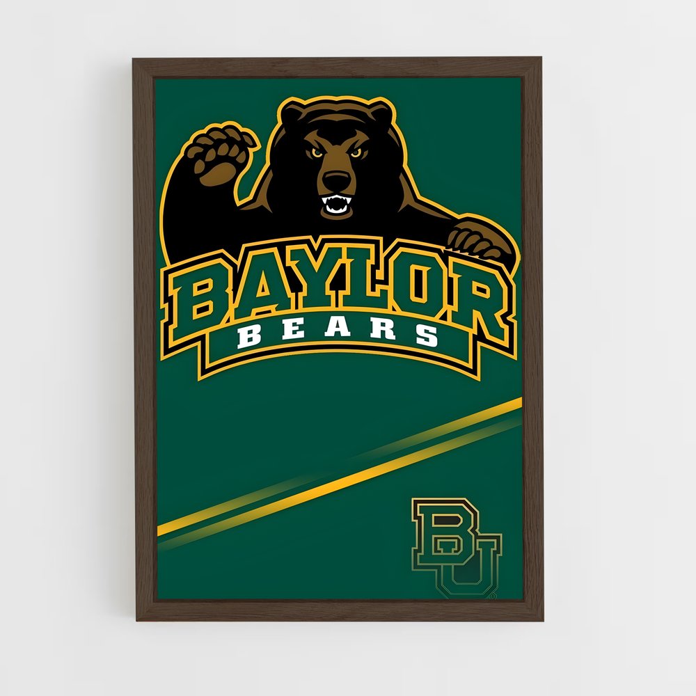 Poster Baylor bears – affiche Basketball (vue 5)